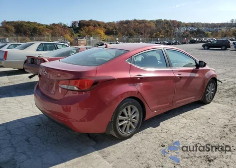 2016 Hyundai Elantra Se from USA, damaged, VIN KMHDH4AE9GU489377